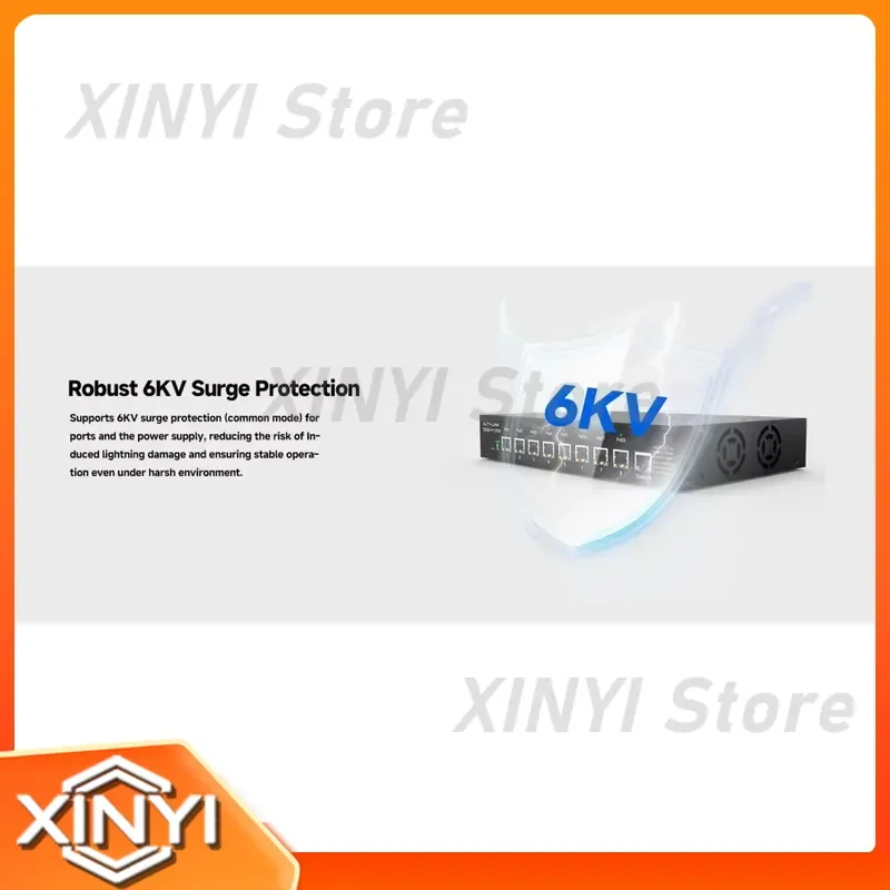 10G Managed Advanced POE 120W Switch 10Gbps High Speed Backbone Core Network Ethernet Switch SNMP QoS L3 Network Adapter