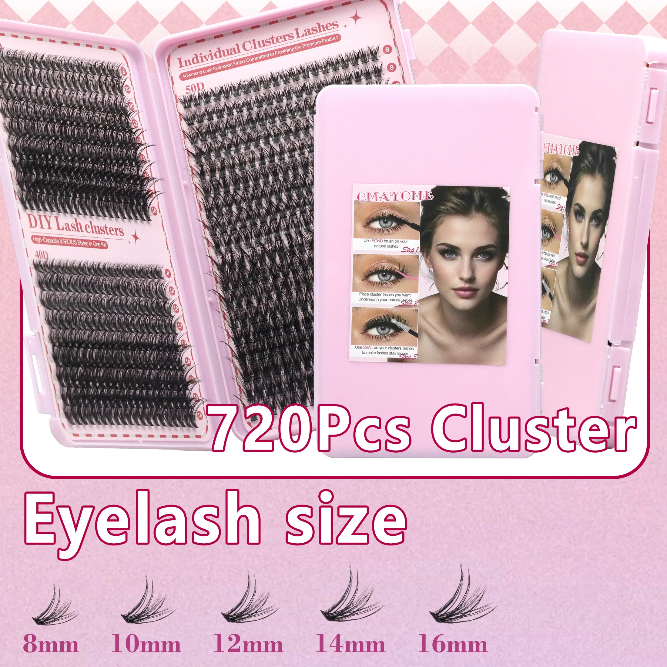Lash Clusters Kit 30D 40D 50D High Capacity