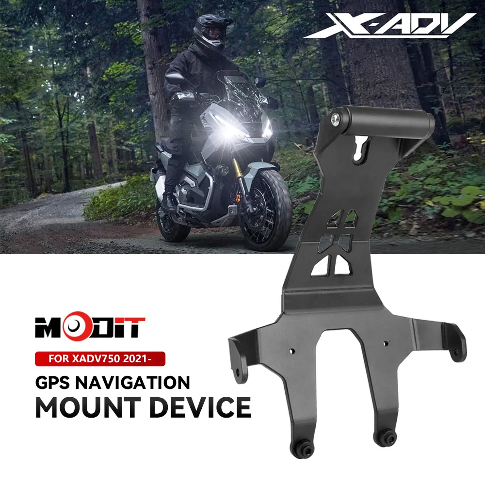 オートバイナビゲーションブラケット-gps-マウントデバイスキャリアスマートフォン適応ホルダーホンダ-x-adv-750-xadv750-x-adv-2021-2025