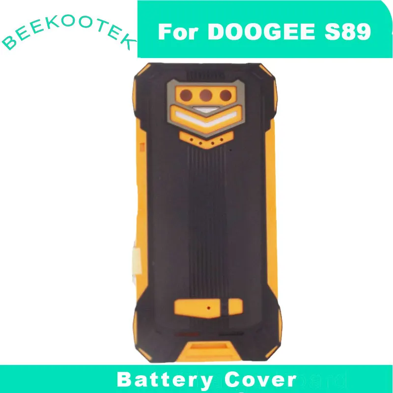 New Original DOOGEE S89 Battery Cover Back Cover Case With Fingerprint Cable Receiver Side FPC For DOOGEE S89 Smartphone