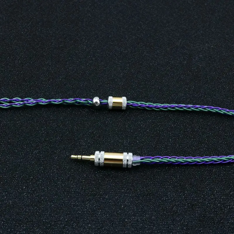 XINHS HS07 8-strand single crystal copper silver foil wire hybrid cable