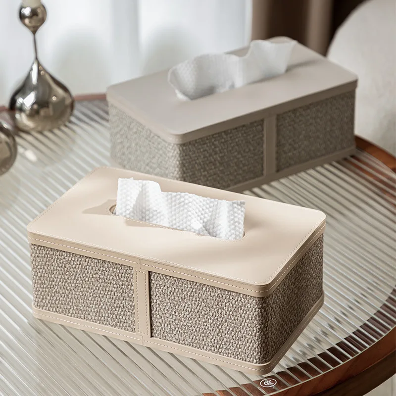 

Modern Light Luxury High-end Tissue Box, Living Room Home Desktop Paper Box, High-end Restaurant Commercial Napkin Paper Box