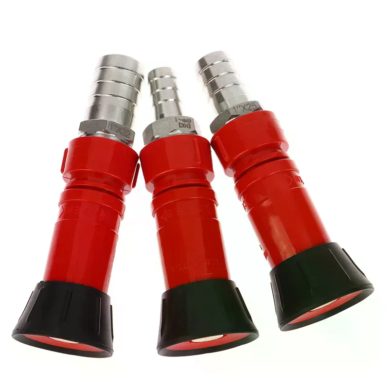 Fire Hose Nozzle 1 Inch Heavy Duty Nozzle High Pressure Pump Sprinkler Irrigation Water Gun Water Pump Nozzle Watering Tools ﻿