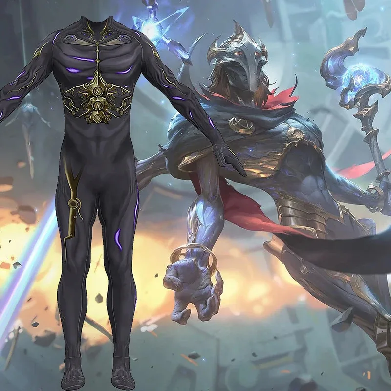 جامعة الأساطير فيكتور تأثيري خارقة LOL فيكتور ارتداءها زي الأولاد Zentai ملابس هالوين زي للبالغين