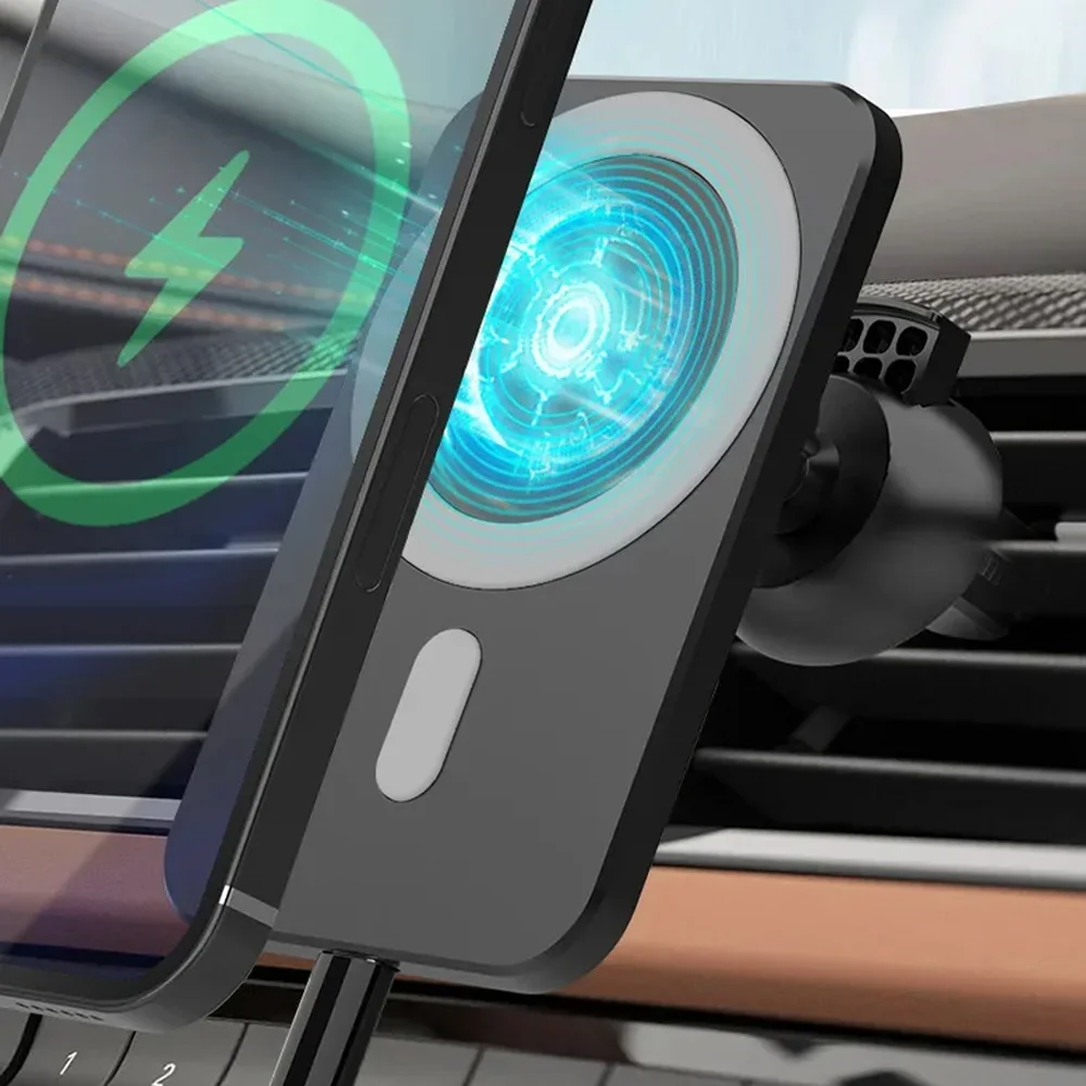 30W Magnetic Wireless Car Charger, Compatible with iPhone 17