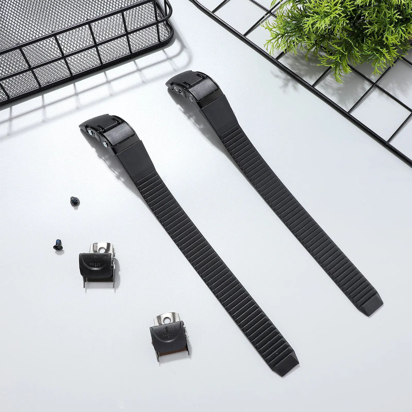 

Ремешки-пряжки для роликовых коньков, 2 комплекта, сверхпрочные сменные универсальные регулируемые ремни для мужских и женских коньков