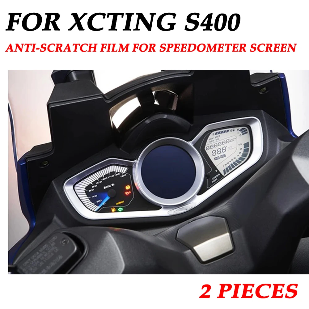 For KYMCO Xciting 400 Xciting400 Motorcycle Accessories Cluster Scratch Protection Film Screen Dashboard Protection Instrument