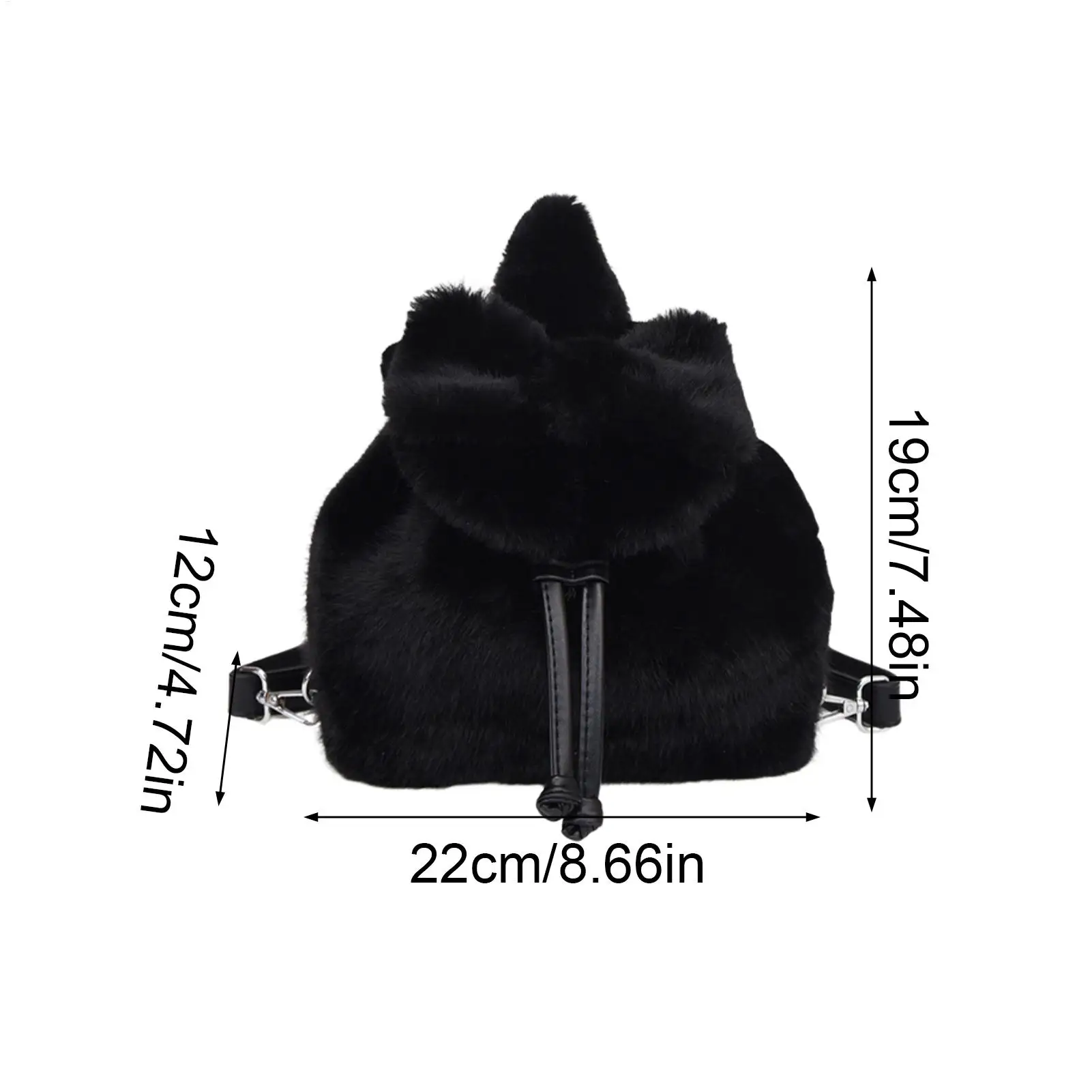 Plush Backpack Kids Bow Purse School Bookbag For School Travel Daycare Student Christmas Shopping Parties Children Women Kids