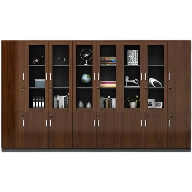 File Cabinet Decorative Desk Matching Bookcase Office Data Cabinet Storage Boss Room Bookcase