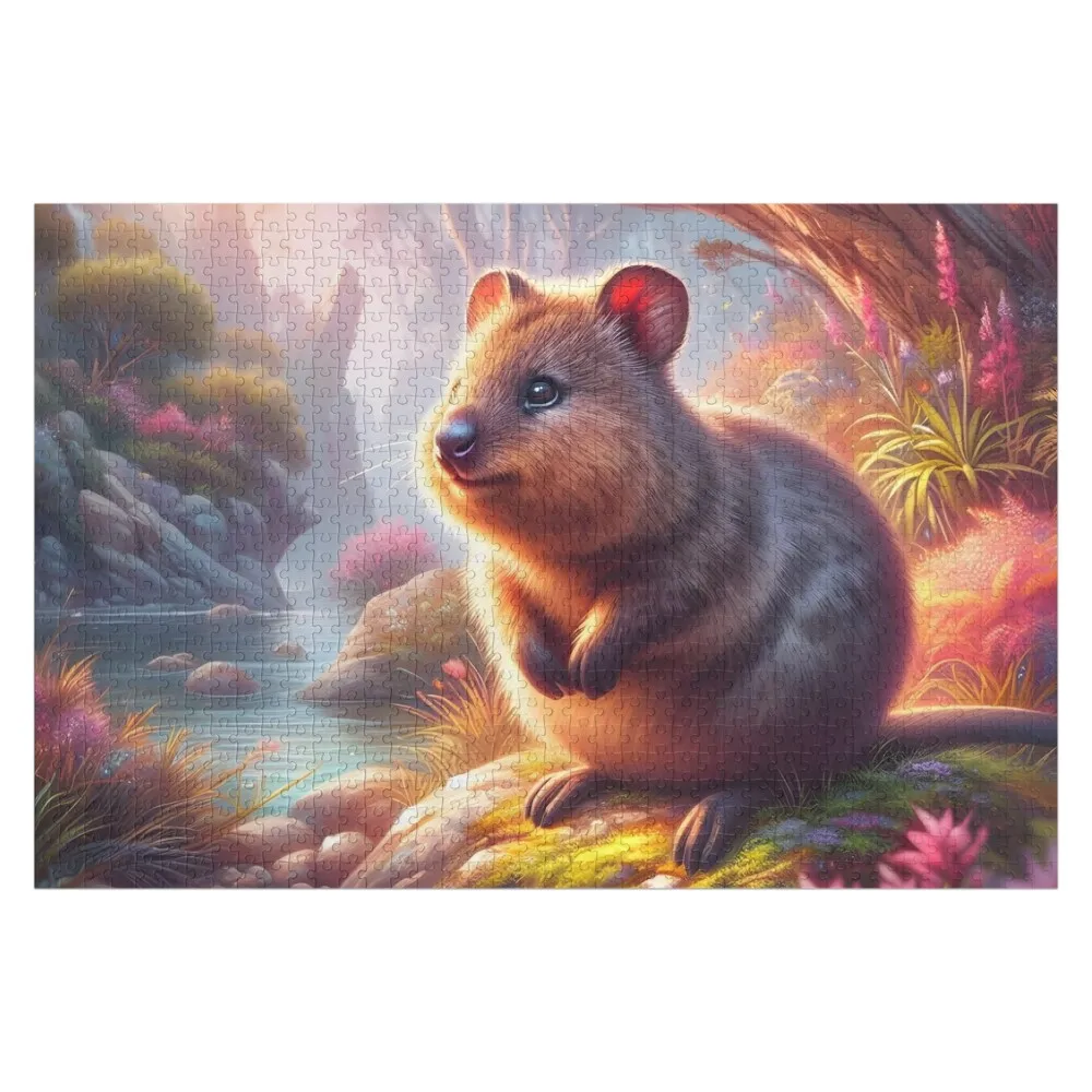 

Quokka Art #18 Quokka Lovers Jigsaw Puzzle Jigsaw Pieces Adults Custom Photo Puzzle