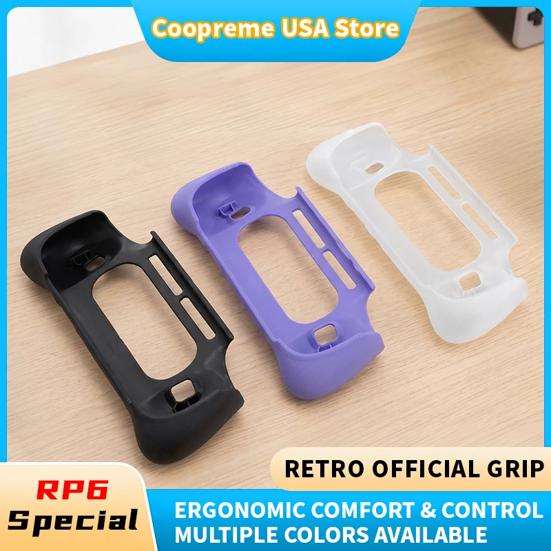 

For Retroid Pocket 6 RP6 TPU Frosted Soft Grip Game Console Protective Cover Wear-Resistant Waterproof Anti-Drop Customer Grip