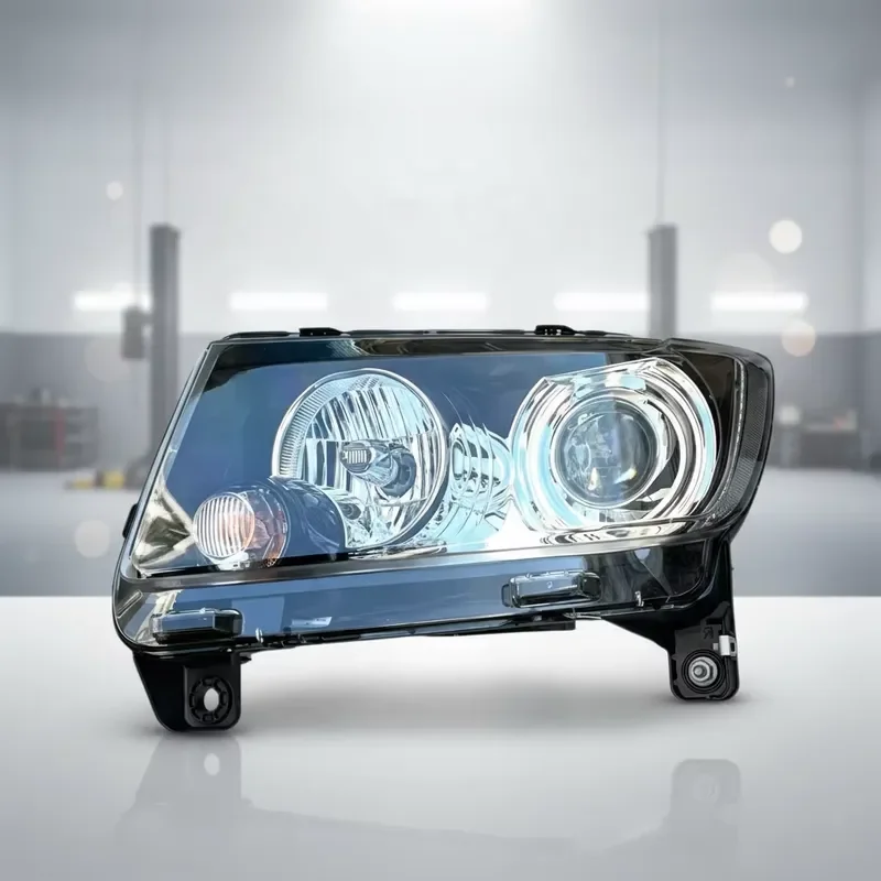 68185340AC Right Black Headlight for Jeep Compass Patriot 2013-2017 68185340AB 68185340AA