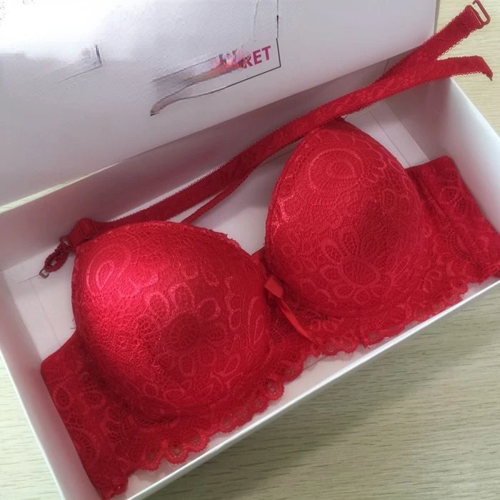 Female underwear Small Bra Without Steel Ring, Thickened Underwear Sexy bra Extra Thick 12cm Bra Side Breast