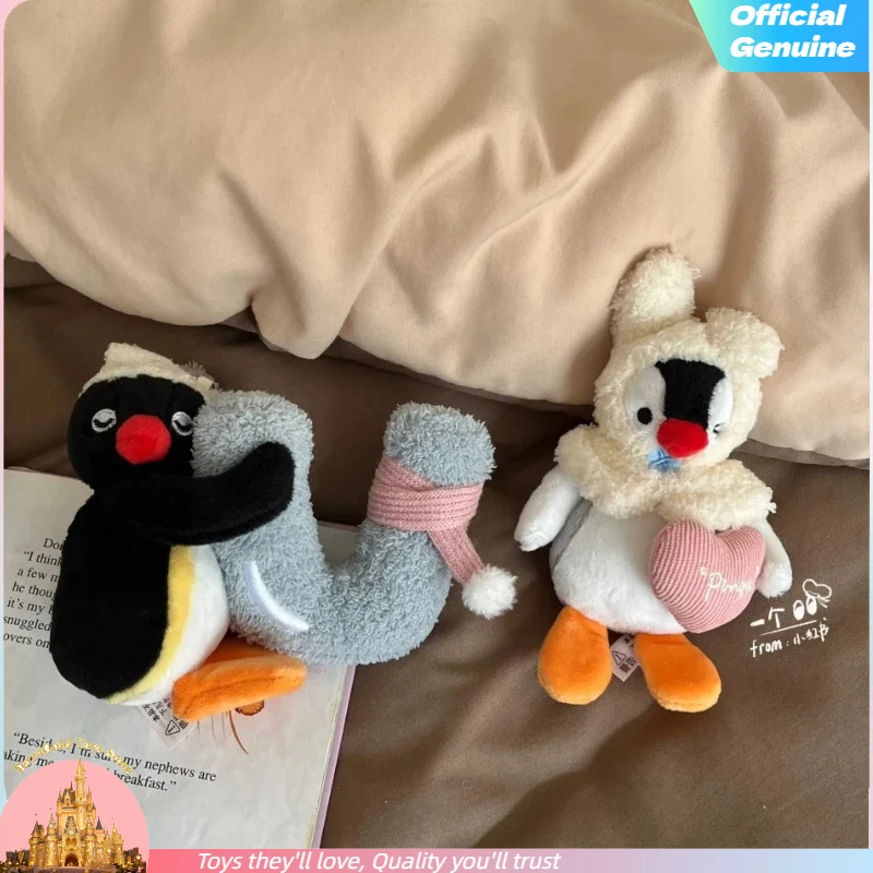 

New Pingu Doll Penguins Stay At Home Series Toys Rabbit Pingu Keychain Pendant Pingu Warmth Hugging Backpack Kawaii Gift Toys