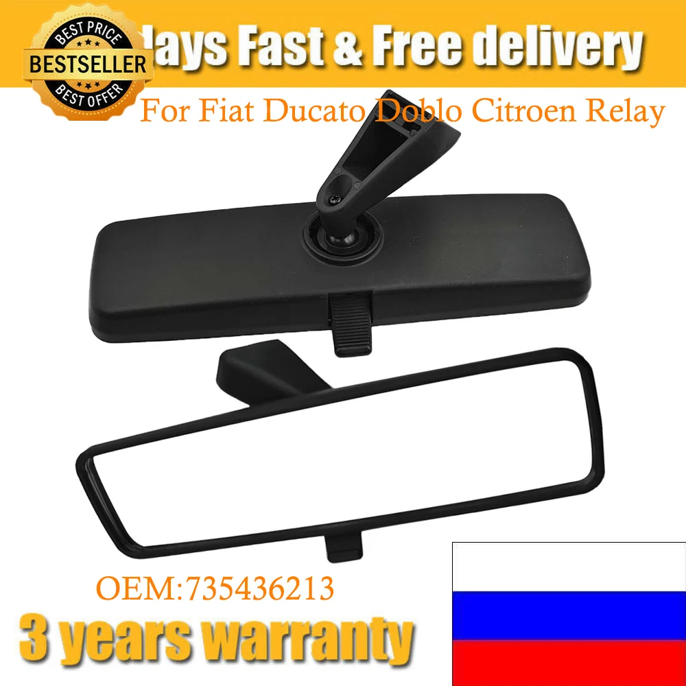 

For Fiat Ducato Doblo Citroen Relay Peugeot Boxer Interior Mirror 735436213 Rear View Mirror