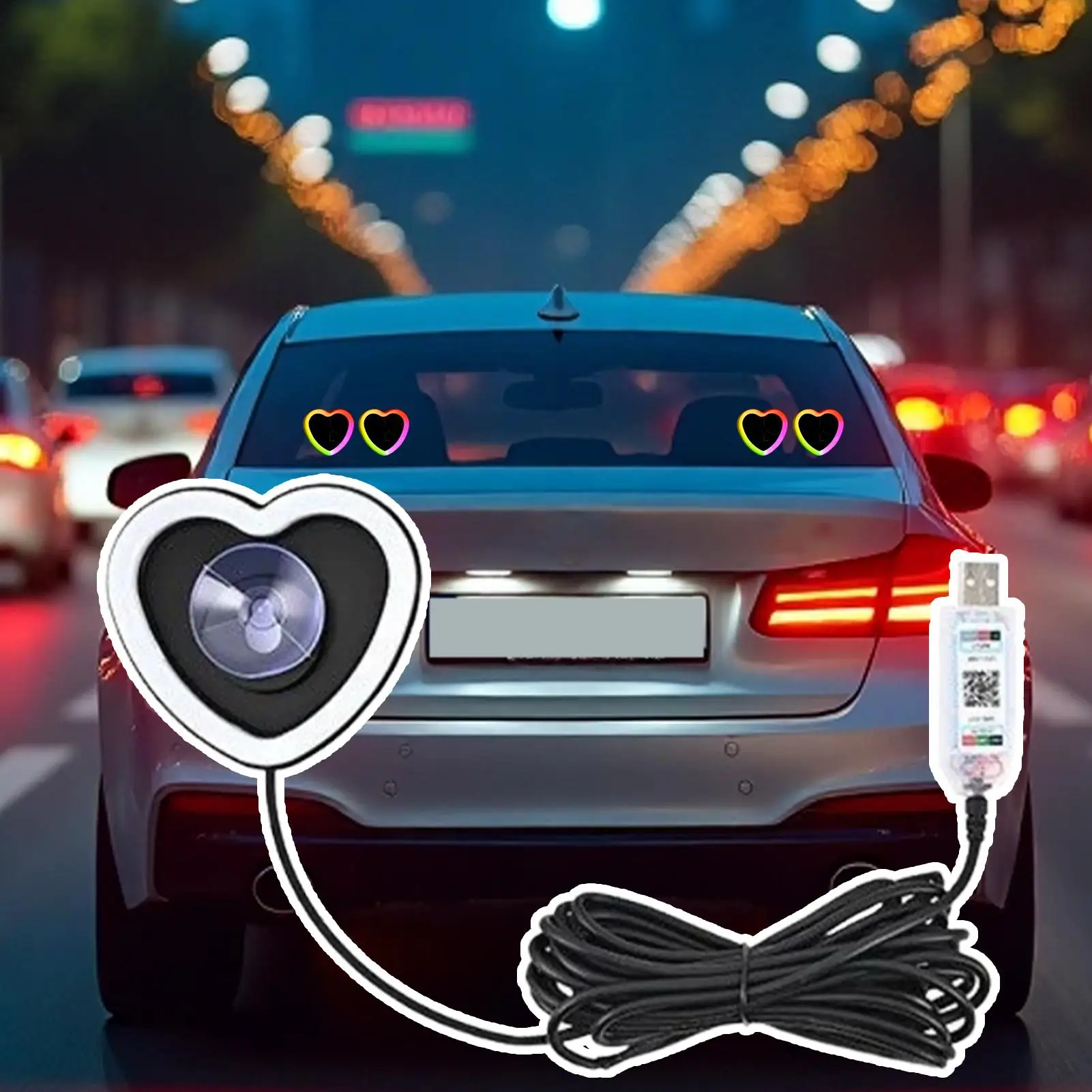 

Внутреннее освещение автомобиля, зарядка через USB, беспроводное освещение, внутреннее освещение автомобиля для семьи, друзей, энтузиастов, вождения автомобиля, дома