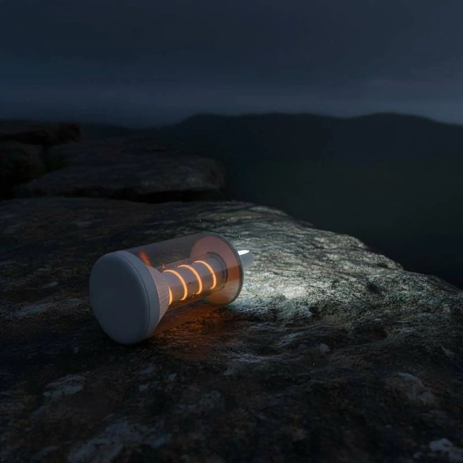 Battery-Powered Hanging Lantern 360° Lighting Portable Ambient Lamp Detachable Light Source Camp Lamp Tripod Mountable