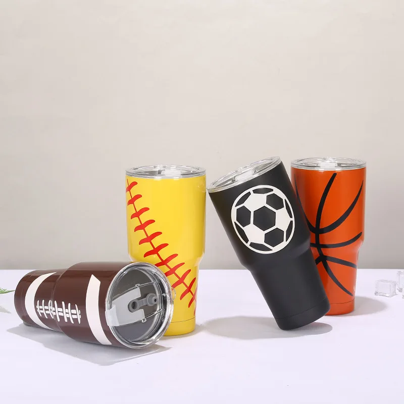 30oz Tumbler Stainless Steel Double Wall Vacuum Insulated Tumbler Cup Travel Mug with Lid Cleaning Brush for Cold and Hot Drinks