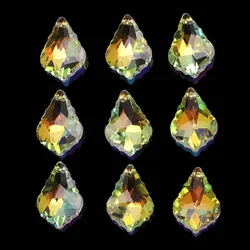 Kraal Earing Charme 11X16Mm 30 Stks/partij Glas Accessorieslampwork Kroonblaadje Kralen Kristal Voor Diy Maken Ketting Sieraden Blad Hanger