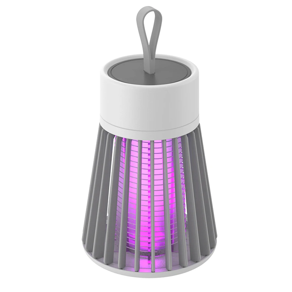USB Plug-in Shock Mosquito Killer Lamp 2 In 1 LED Portable Indoor Outdoor Insect Trap Mosquito Lure Camping Night Light