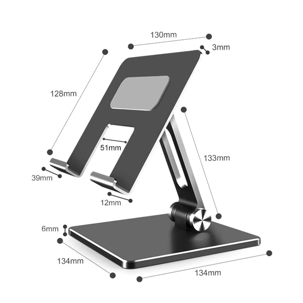 Metal Adjustable Phone Tablet Stand Desktop Universal Bracket Cooling Rack Holder for iPhone iPad Samsung Computer Accessories