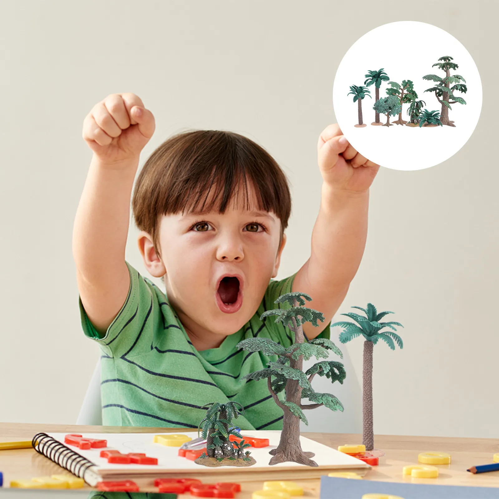 

Набор имитаций деревьев для декора: креативный мини-ландшафт в натуральном стиле для дома, офиса, аквариума, песочницы, симуляции