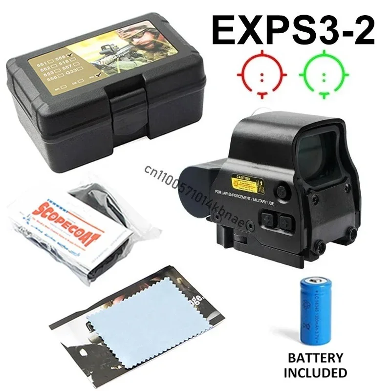 HWS EXPS3 Holografische Red Dot Sight 558 + G43/G33/G45 3X/5X STS Vergrootglas Hybrid Sight Combo richtkijker voor 20mm Rail