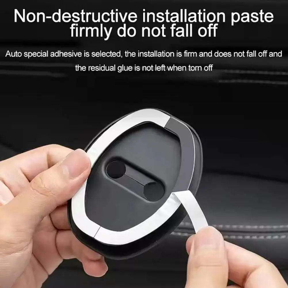 

Car Door Lock Shock-absorbing Pad Universal Version Buffer Cover Door Buckle Anti-collision Silicone Sticker Pad Lock Prote J7u7