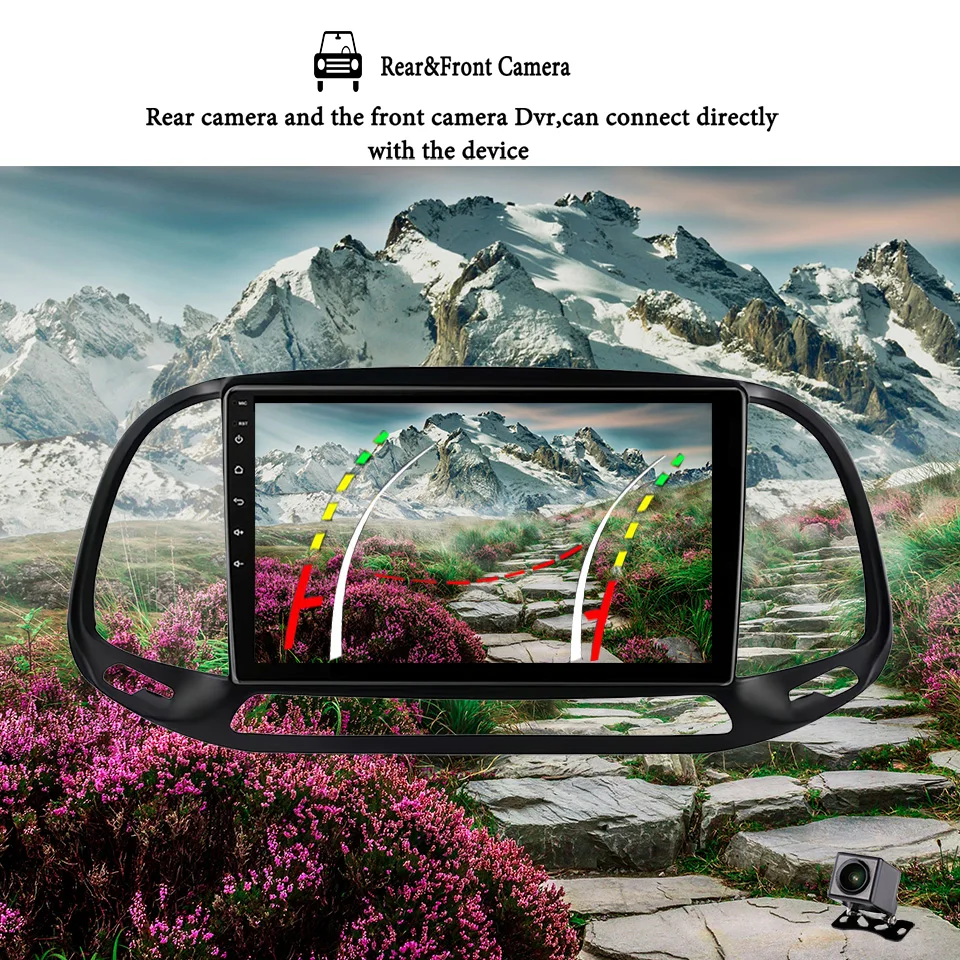Android 14 8G Ram CarPlay Auto For Fiat Doblo 2015 2016 2017 2018 2019 Car Radio Multimedia DVD Player GPS Navigation HU RDS BT