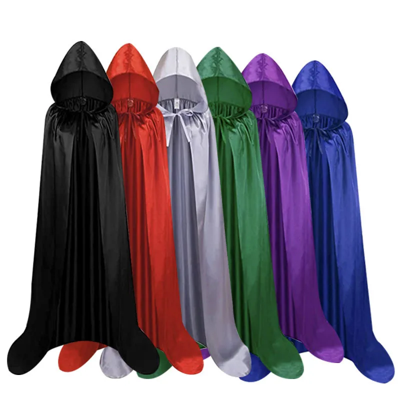 Halloween Cloak Adult Children Death Cloak Vampire Cloak Wizard Devil Nightclub Bar Dress Up Prop Party Costumes Terror Toys