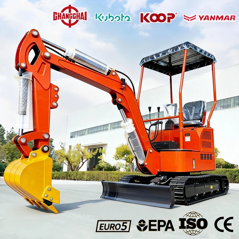 

Мини-экскаватор 1,8 тонны с двигателем YANMAR, стандарт EPA/Euro 5, мини-экскаватор Kubota, многофункциональный строительный и сельскохозяйственный экскаватор для Европы