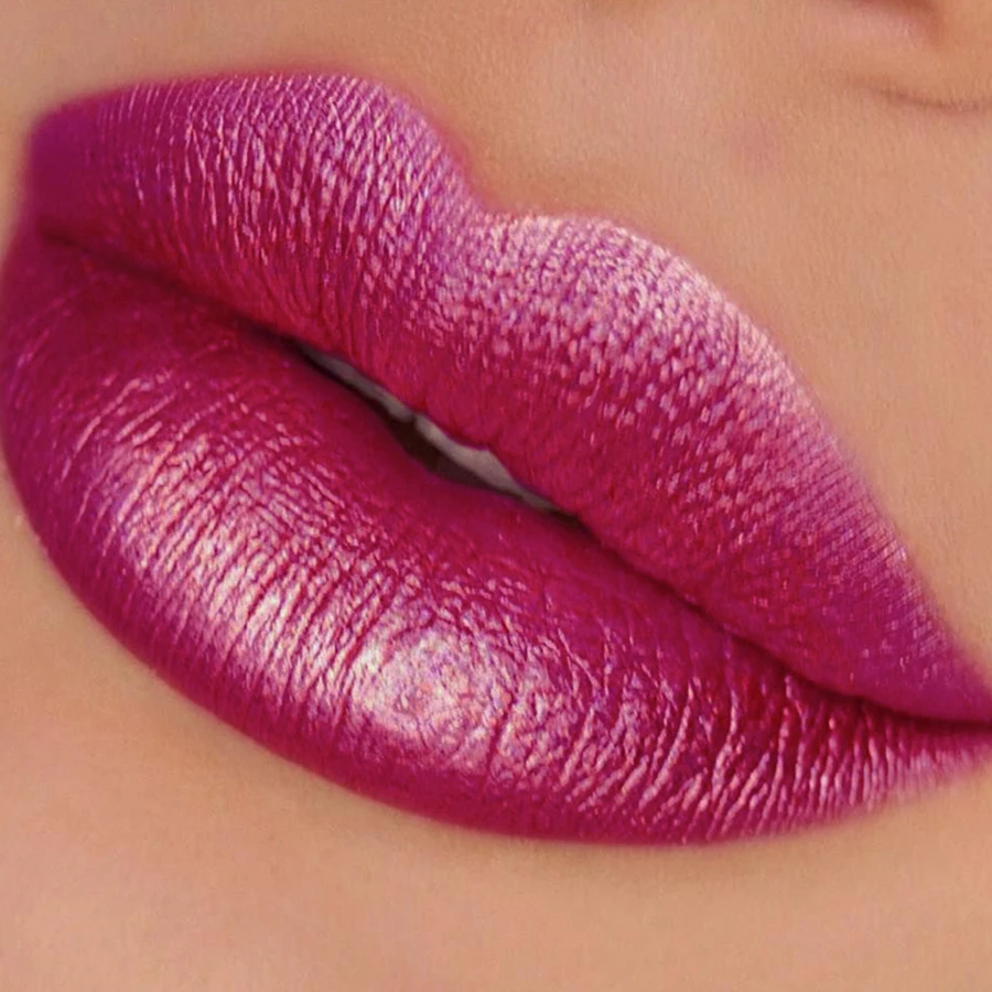 1PC グリッターメタリック口紅仕上げ保湿 19 色赤ピンクスパークリング高着色リップティント唇メイクアップギフト cosmet