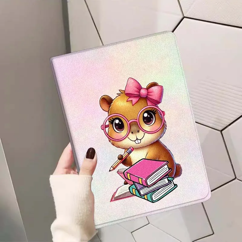 

Capybara Colorful Cartoon For Samsung Galaxy Tab A7 A A8 A9 A11 S6 S11 10.1 10.4 10.5 Inch Lite PLus Tablet Case