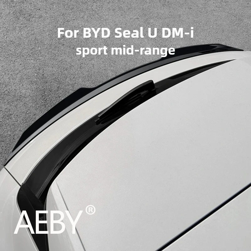 AEBY For BYD Seal U DM-i 2023 2024 2025 Rear Wing Spoiler Car Accessories, ABS Carbon Fiber Style Easy Installation Auto Styling