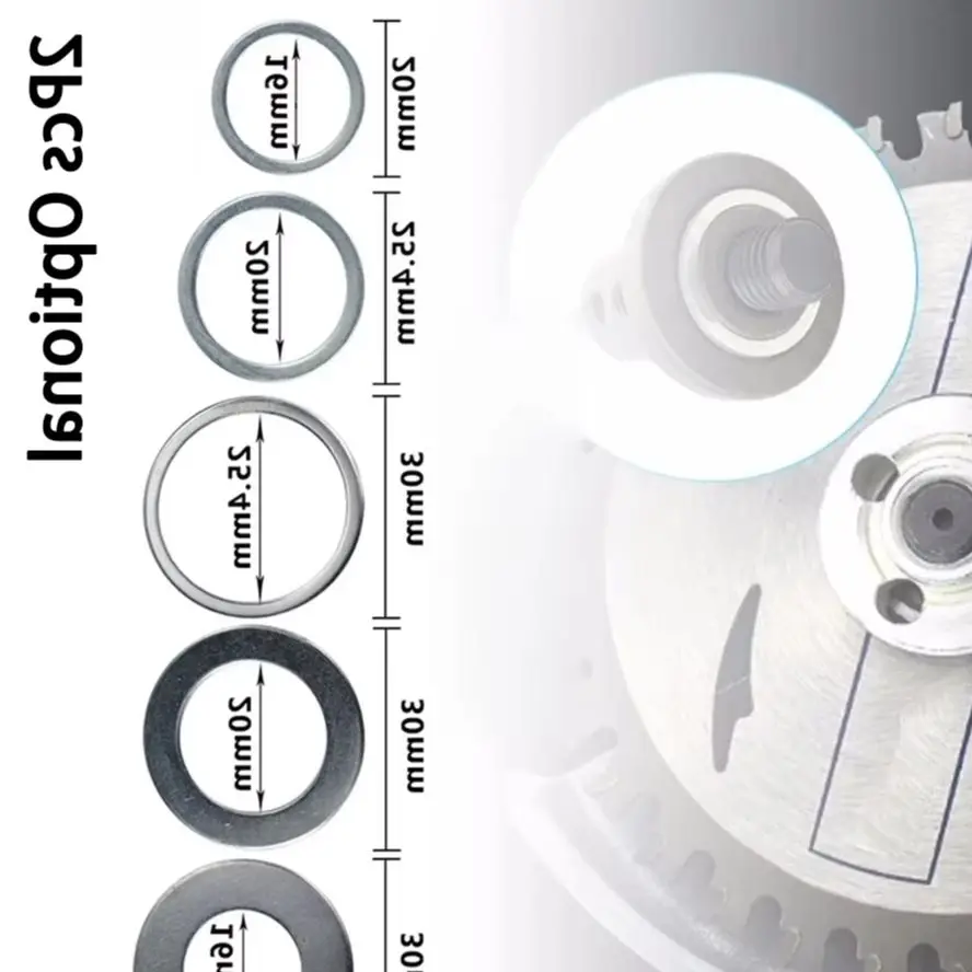 

Tool Circular Saw Ring Conversion 25.4-20mm 30-16mm For Circular Saw Blades Silver 30-25.4mm High Quality Hot Sale accessories