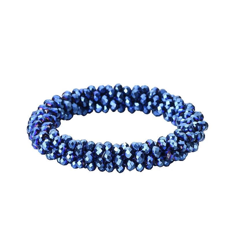 Boho Elastische Armbänder für Frauen, Vintage Stretch Bohemian Femme Haar-Accessoire, Kristallglasperlen-Armbänder, Party-Schmuck, Geschenk – Detail 31