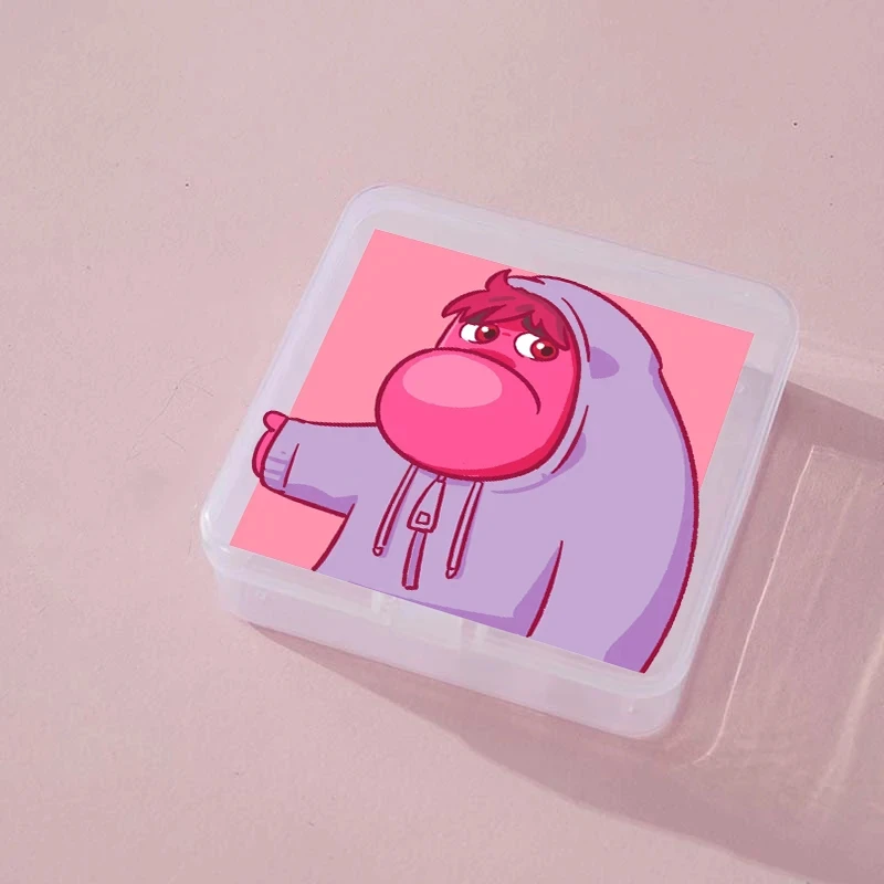 MINISO Disney Kawaii Anime Cartoon Side Out 2 Joy thunness Anger disgusto Storage Box Desktop Makeup Box portagioie carino portapillole
