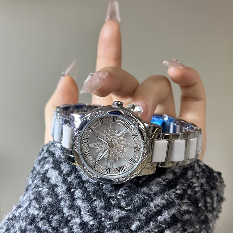 Orologio da polso in ceramica Orologi al quarzo da donna Orologio di moda di bellezza Orologio Drop Shipping