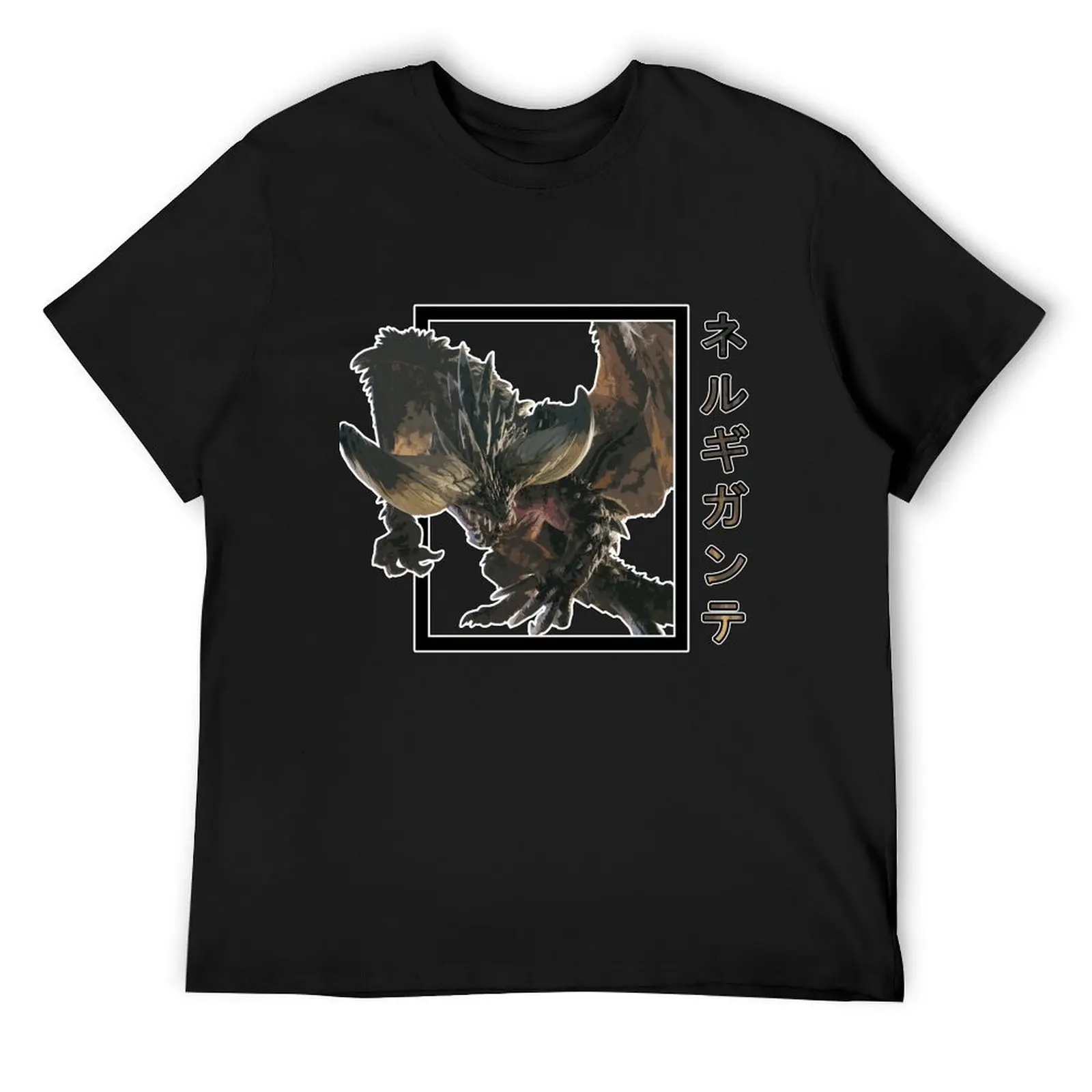 Nergigante (ネルギガンテ) MHW 3 T-Shirt tops summer clothes mens t shirts