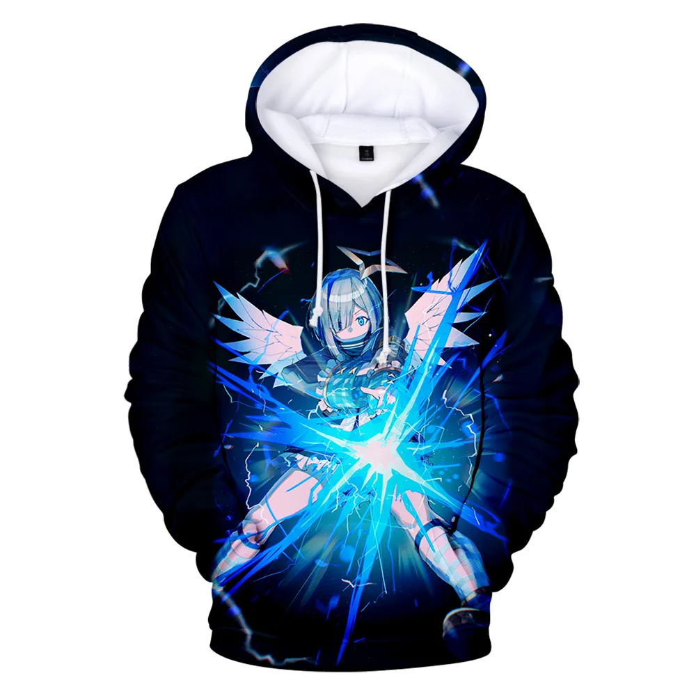 HOLOLIVE VTuber Amane Kanata 3D Print Fashion Fall Winer Suit Hoodies Sportswear Hooded Youthful Kawaii Women/Men The hooded