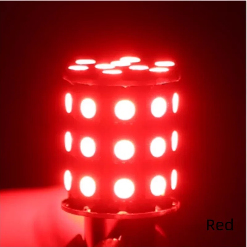 دراجة نارية انفجار فلاش مشرق ضوء ملون لمبة سيارة كهربائية Led الفرامل ضوء لمبة LED الذيل سيارة ضوء لمبة 36 أضواء تيار مستمر 12 فولت