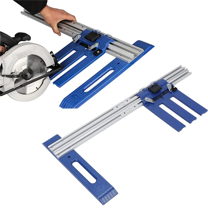 

Intuitive Aluminum Alloy Circular Saw Track Woodworking Cutter Guide Rail Circular Saw Cutting Guide Rail Track Saw Guide Rail