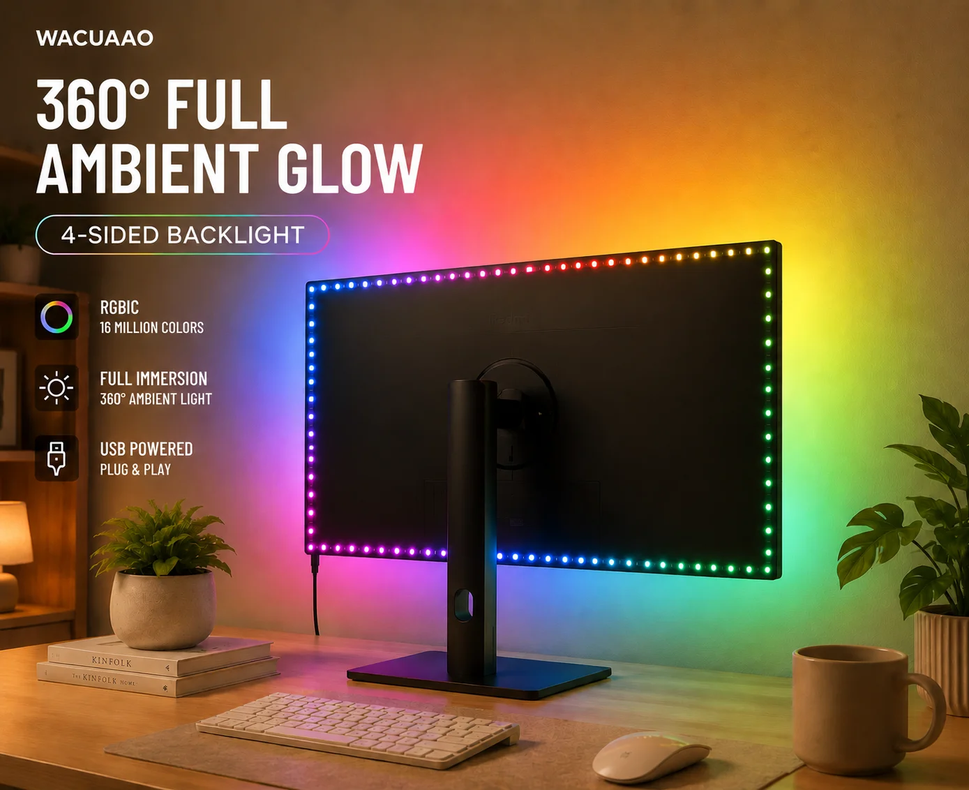 wacuaao-fita-de-led-inteligente-com-sincronizacao-de-tela-para-pc-e-mac-luz-de-fundo-rgbic-para-monitor-led-cortavel-a-qualquer-momento-luz-ritmica-musical-lampada-ambiente-usb