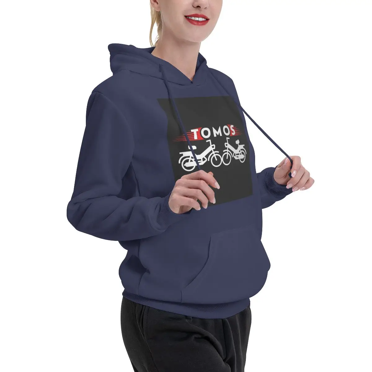 Tomos Moped Coppia Felpe con cappuccio da uomo Donna Casual Pullover Felpe Harajuku Abbigliamento a maniche lunghe Autunno Inverno