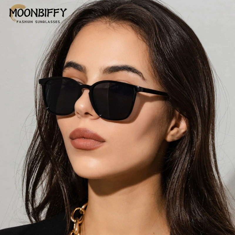 New Fashion Sunglasses Women Brand Designer Retro Rectangle Sun Glasses Female Ins Popular Colorful Vintage Square Eyewear Gafas