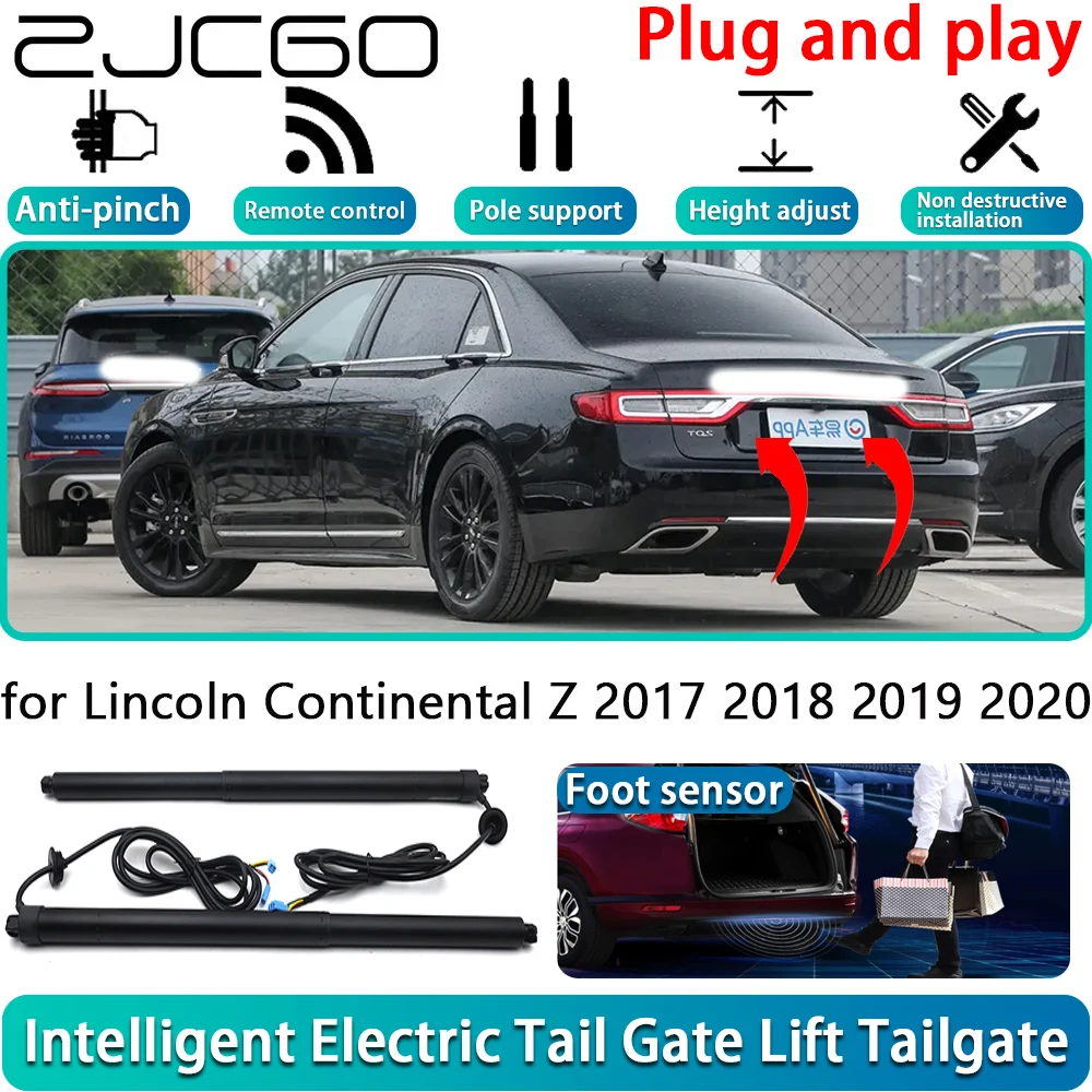 

ZJCGO for Lincoln Continental Z 2017 2018 2019 2020 Car OEM Electric Powered Tailgate Power Liftgate Automatic Tailgate System