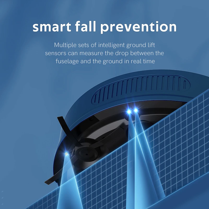Беспроводной робот-пылесос с дистанционным управлением, 2000 Па