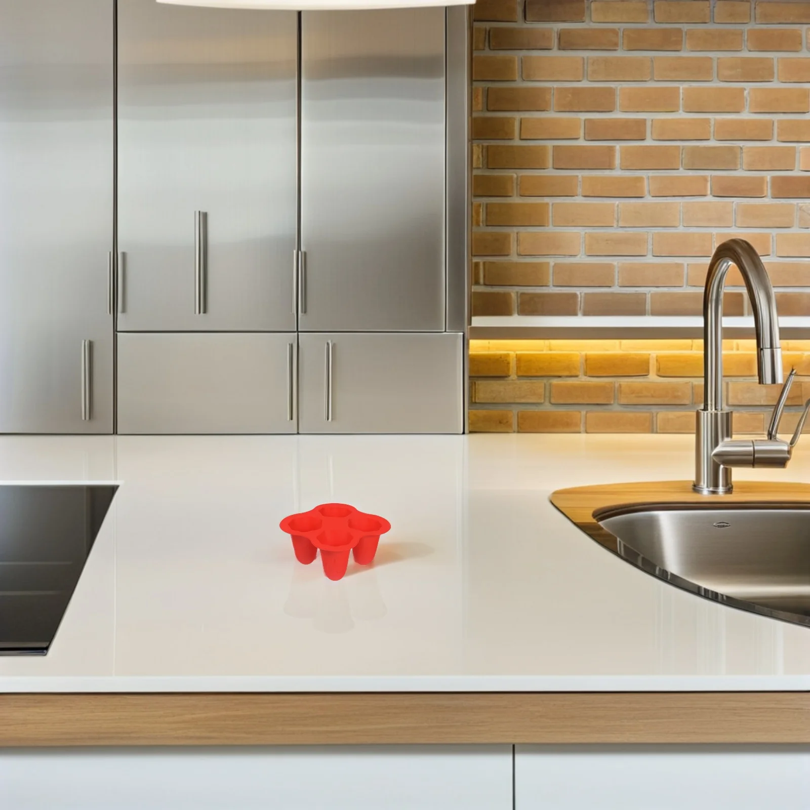 

4 Pcs Ice Cube Mold Ghost Silicone Tray Halloween Decor Makers Multifunction Molds