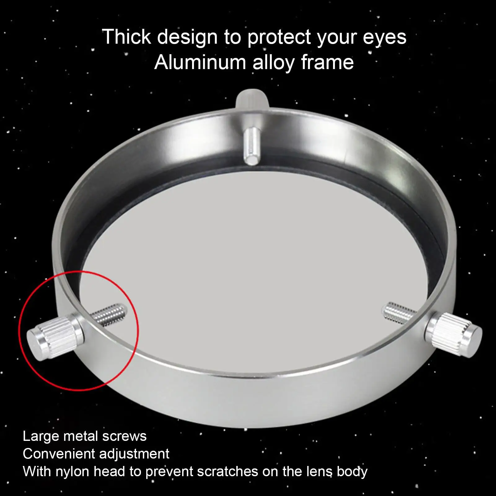 Thickened Solar Filter Film - PET Coated Aluminum Foil for Safe Sunspot Viewing & Radiation Reduction