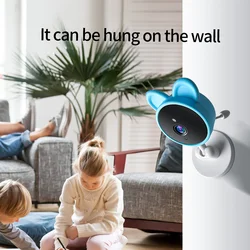 Baby monitor Wireless indoor 2.8-inch surveillance video Two-way audio Night vision Smart baby camera Security protection